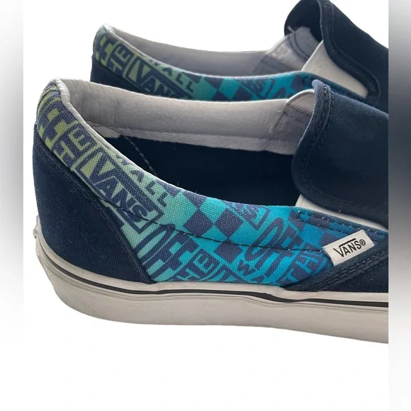 Vans Navy Slip-Ons - Picture 6 of 9